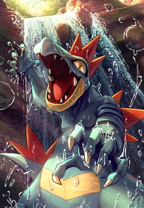 feraligatr gif|Explore the Best Feraligatr Art .